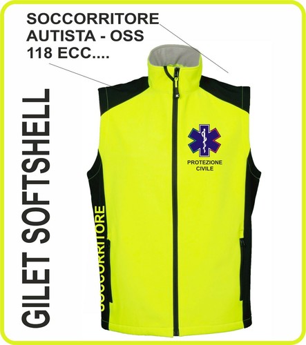 Gilet fluo soft - , shell