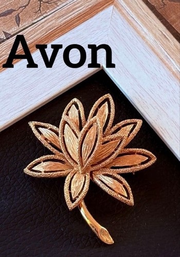 Avon spilla vintage foglia - vintage,