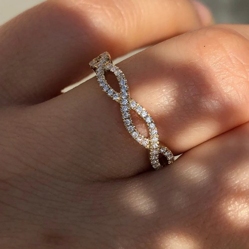 Anello donna infinity twist - anello,
