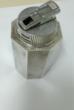 Accendino da tavolo Argento 800 vintage da sistemare AGNUS HADSON elettronico