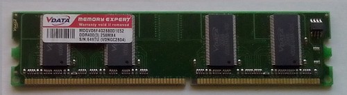 256mb ddr400 pc3200 cl3 - 256mb, vdata