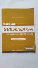 Suzuki SV 650-S-A-SA AGGIORNAMENTO 2007 manuale officina INGLESE originale