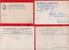 TERAMO - LOT OF 4 POSTCARDS