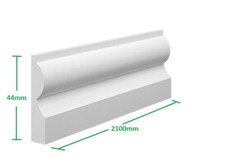 Architrave MDF bianco primer