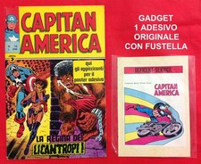 CAPITAN AMERICA N.76 CORNO 16/03/1976 BUONO NO RESA CON GADGET ADESIVO ORIGINALE