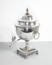 ⚜️ ANTICO SAMOVAR SILVERPLATE PLACCATO ARGENTO INGHILTERRA EPOCA 1800 VITTORIANO