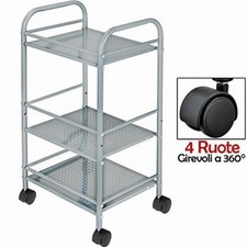 Carrello Portaoggetti Acciaio