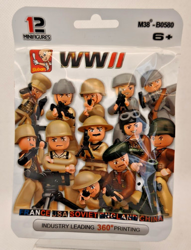 Sluban wwii minifigures - sluban, 2x