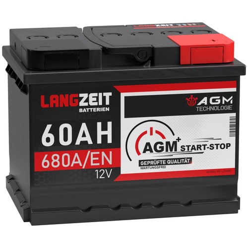 Batteria auto 60ah 12v 680a - 60ah, 680a/en