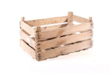 Vecchia Cassa Di Legno 60Cm X