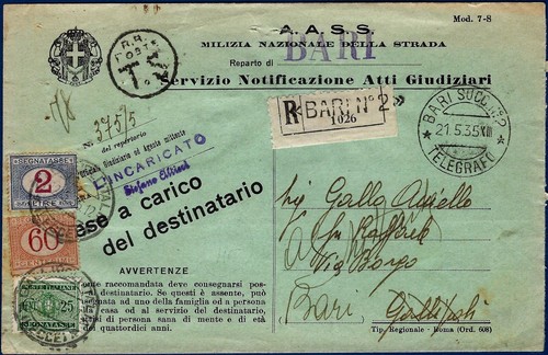 1935 raccomandata atti - 1935,