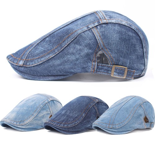 Berretto uomo blu - , denim