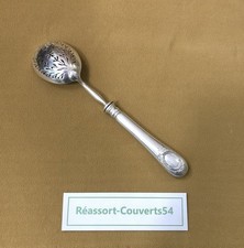 Cucchiaio A Cubetti/Olive Christofle Modello Stemma Luigi XVI Metallo Argentato