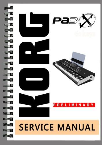 Korg pa3x service manual - -, 130