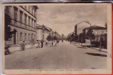 CARTOLINA  PORTO RECANATI FP  VIAGGIATA 1932 CORSO VITTORIO EMANUELE ANIMAT RAR