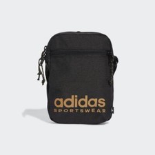 Adidas Borsello/Tracolla Unisex Sportswear Organizer NP - Colore : Nero/Gold