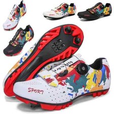 Scarpe da ginnastica uomo bici corsa ciclismo outdoor traspiranti piatte ciclismo