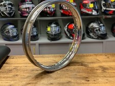 CERCHIO MOTO RADELLI 2,15X18 40 FORI  ACCIAIO CROMATO -  NUOVO DELL'EPOCA