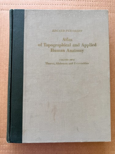 Pernkopf atlas topographical - pernkopf,