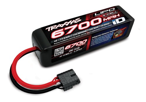 Traxxas lipo batteria 6700 - id,