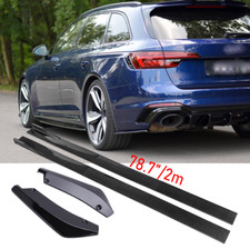 Protezione paraurti posteriore labbro 2 m + minigonne laterali gonne laterali per Audi A4 B9 Avant