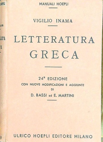 Letteratura greca inama - letteratura,