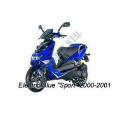 ADESIVI ORIGINALI APRILIA GENUINE DECAL SR 50 SR50 SPORT BLUE SFUMATURA DX FARO