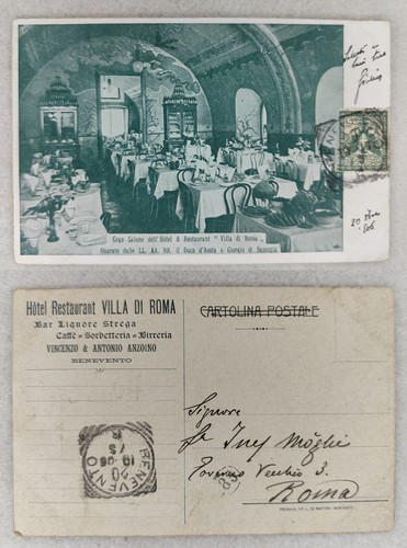 Cartolina benevento bar - cartolina,