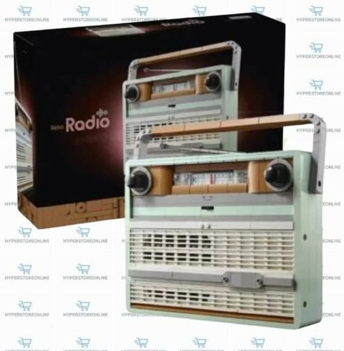 Icons blocks radio mattoncini - radio,