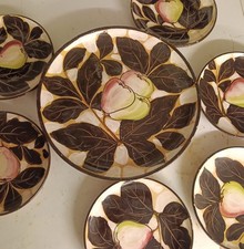 SERVIZIO DOLCE CERAMICA PISA (AQUILA?) ANNI '40