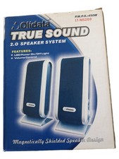 Olidata LT-MS209 True Sound 2.0 Lautsprecher Set PC Computer Blau