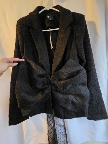 Zara black textured blazer - zara,