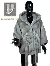 Mantello diagonale in vera