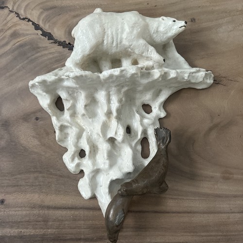 Scultura orso polare - e, sigilli