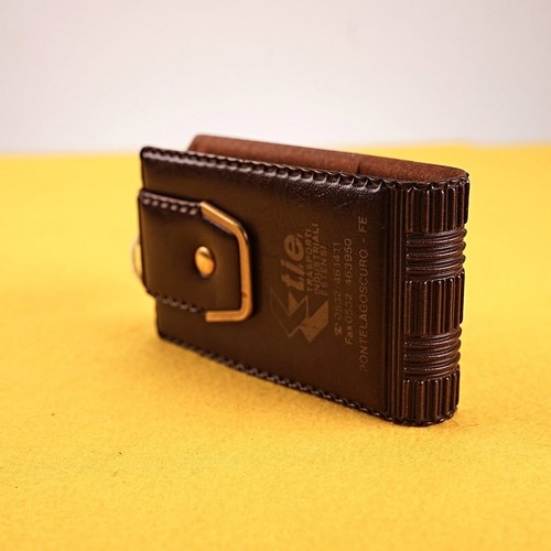 Porta carte pelle vintage - pelle,