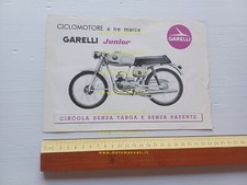 Garelli 50 Junior  anni 60 depliant ITALIANO originale