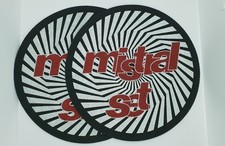 COPPIA FELTRI PER GIRADISCHI - ANTISTATICI - PER DJ - MARCA MISTRAL SET