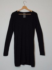 LANEUS Maglione Vestito Donna - Taglia M - OTTIME CONDIZIONI Lana made in Italy Nero