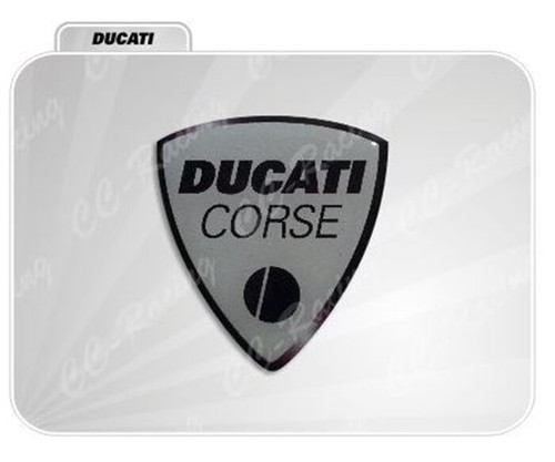 Adesivo resinato ducati - 3d,