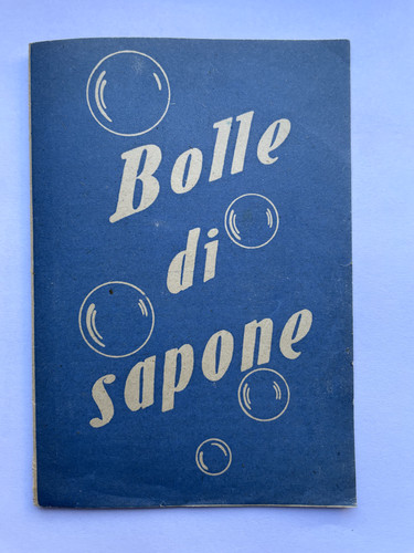 Bolle sapone 1945 - bolle,