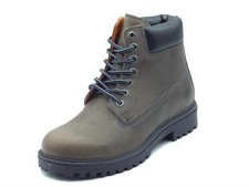 Lumberjack River2 SMH6901 Anthracite Scarponcini per Uomo in nabuk ingrassato co