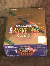 SCATOLA SIGILLATA IN FABBRICA DI CARTE BASKET NBA 92-93 FLEER SERIE 2!