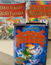 Geronimo Stilton - 3Volumi - II, III  E IV Viaggio Nel Regno della Fantasia