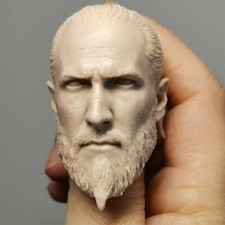 Scultura testa di vichinghi