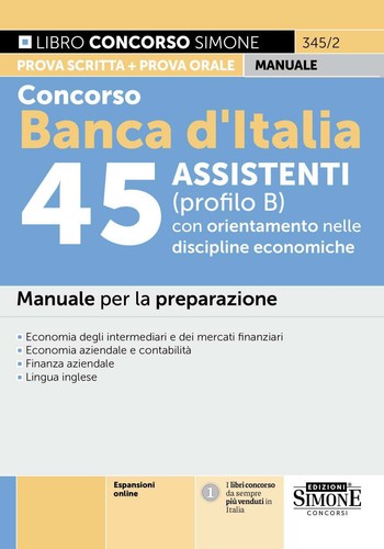 Libri concorso banca italia - concorso,