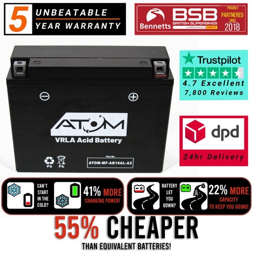Yb16al atom agm batteria - atom,