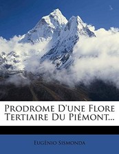 Sismonda - Prodrome D'une