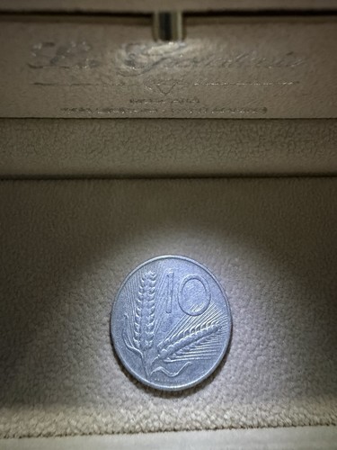 Moneta lire spiga intera - 10,