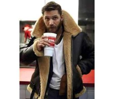 Giubbotto giacca uomo RAF aviatore vera pelle bomber B3 pelle di pecora pilota volo