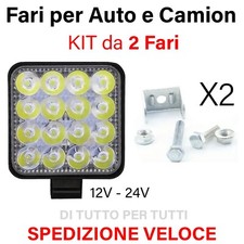 2 PEZZI FARO A LED 12V 24V